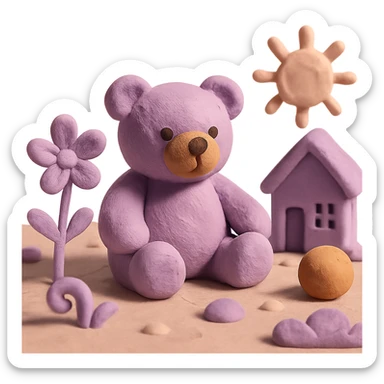 lavender mocha, cute and inviting sticker