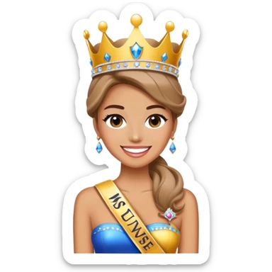 miss universe  sticker
