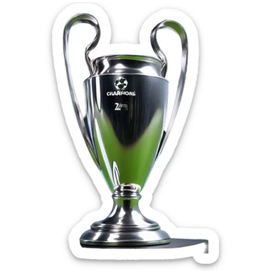 uefa champions league cup sticker