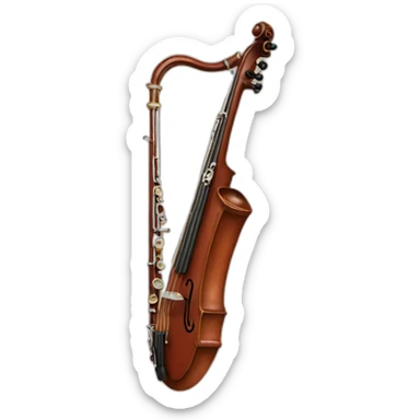 Bassoon-orquestral-instrument sticker