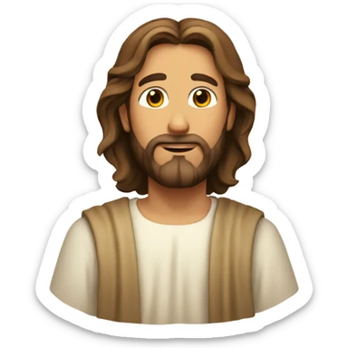 Jesus Christ being the best father sticker