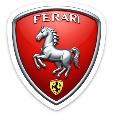 ferrari logo sticker