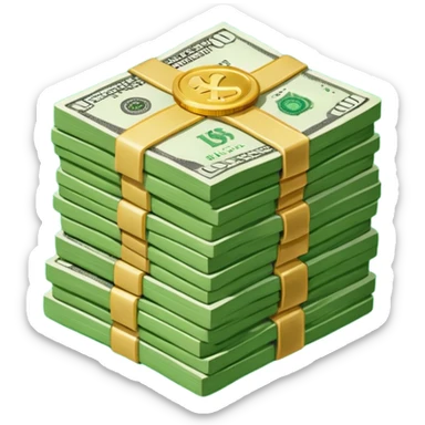 Dinero fácil de dibujar billetes super facil sticker