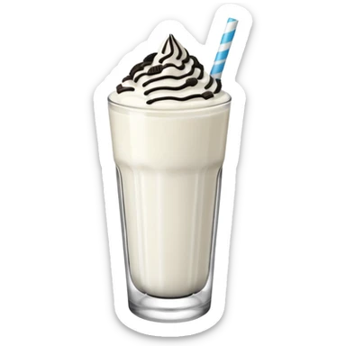 Oreo white smoothie and glaze on top  sticker