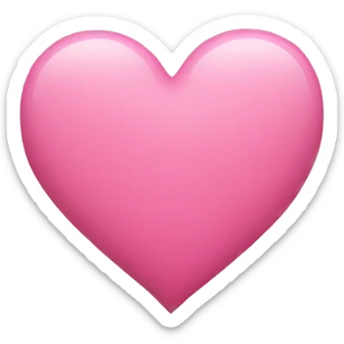 pink heart sticker
