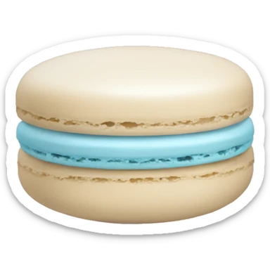 pale blue macaron sticker