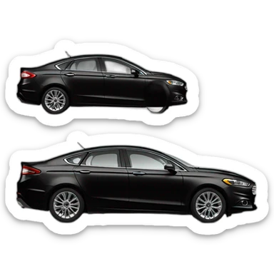 Ford Fusion Black 2014 sticker