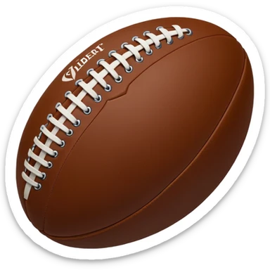 a gilbert rugby ball sticker