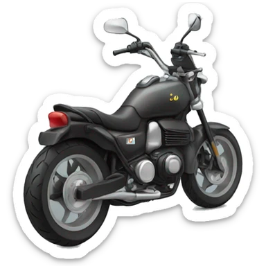 E motorcycle  sticker