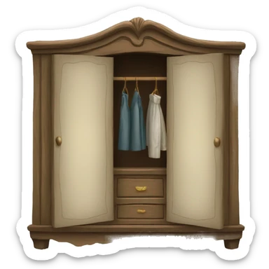 narnia wardrobe sticker