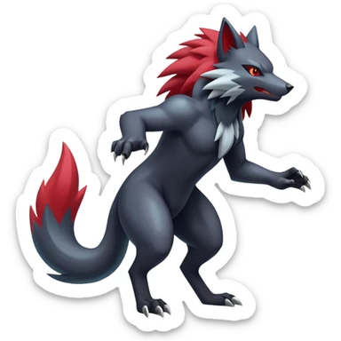 Shiny Zoroark (full body) sticker