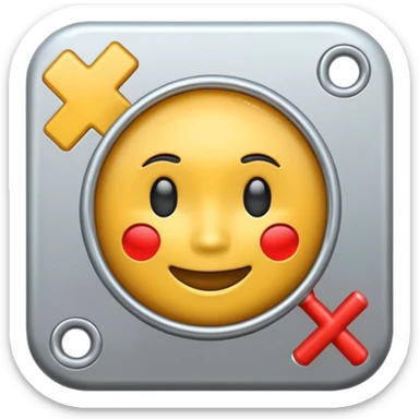 emergency repair emoji kind of 3D style sticker