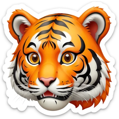 Tiger with softball kit profile picture sticker