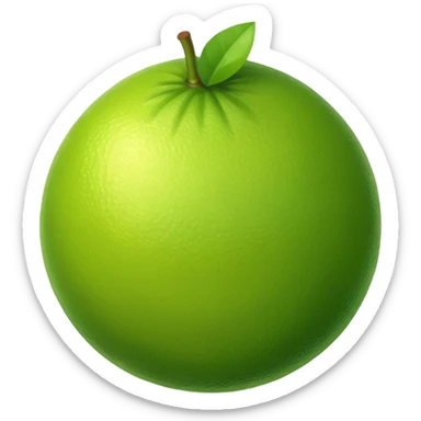 single lime sticker