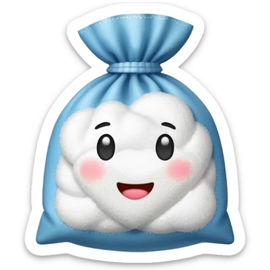 bag of sugar no face sticker