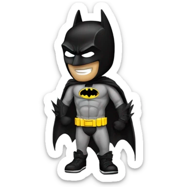 Batman in Jordans  sticker