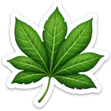 jungle leaf sticker