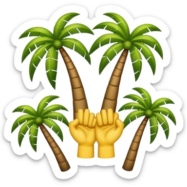 Palms up together sticker