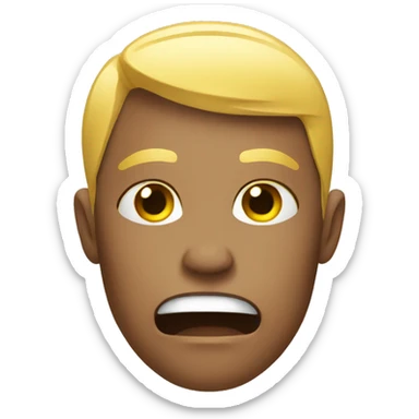 Runner crying sticker