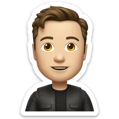 elon musk memoji sticker