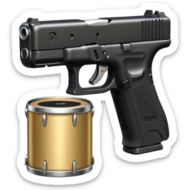 Glock 19x drum clip sticker