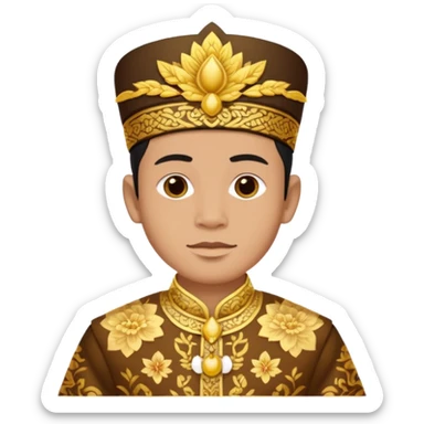 Kala mi'raj dirga laki laki sticker