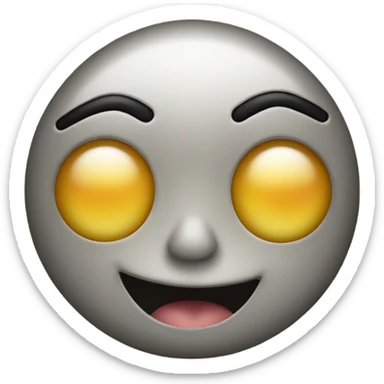 Wink face with a peace sign over an eye with tongue sticking out ￼ sticker