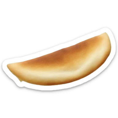 dosa on banana leaf sticker