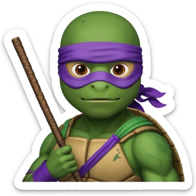 Ninja turtle Donatello sticker