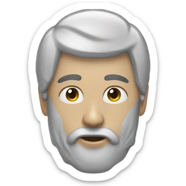 The man is taking a shower sticker