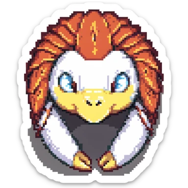Knuckles the Echidna face from Sonic the Hedgehog sticker
