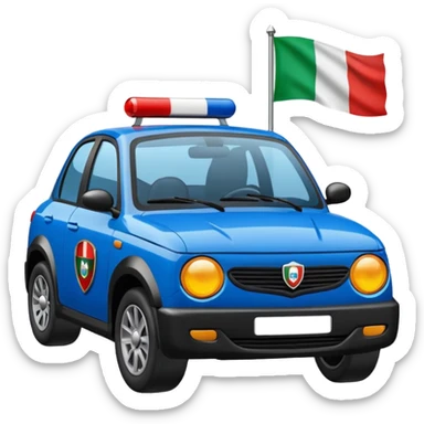 Crea un emoji car to Carabinieri italy sticker