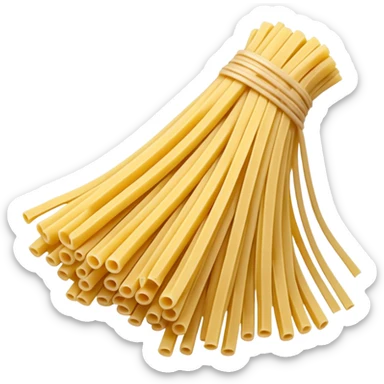 uncooked spaghetti sticker