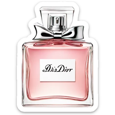 Aesthetic Miss Dior perfume sticker