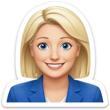 Cree moi un emoji marine le pen  sticker