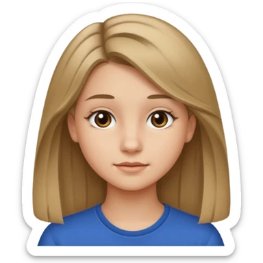 Loira escura menina de 16 anos branquinha sticker