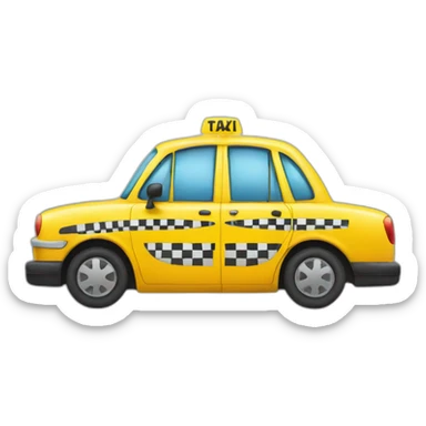 Taxi sticker