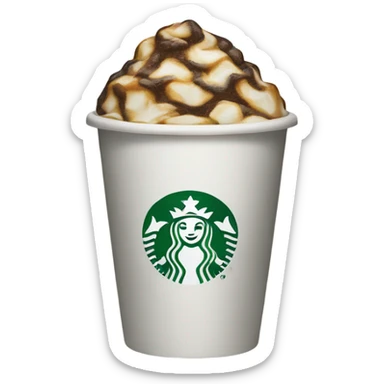 Starbucks coffee cup sticker