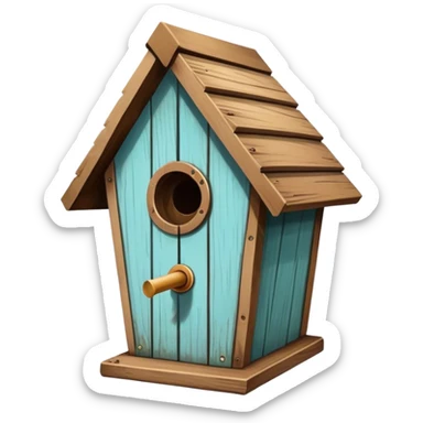 Birdhouse sticker