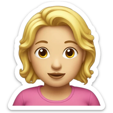 plump female sticker