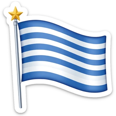 Celui en bas a droite l’étoile decale la a gauche en drapeau  sticker