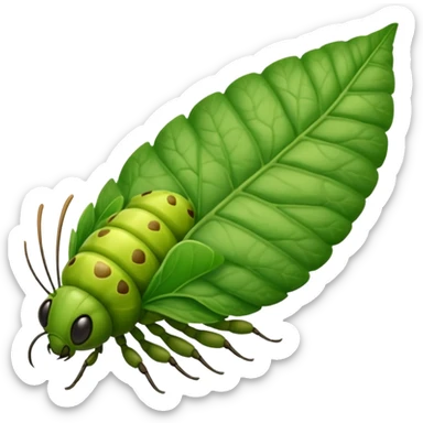 moth, life cycle stage3 sticker