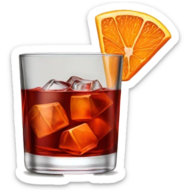 a negroni, short glass  sticker