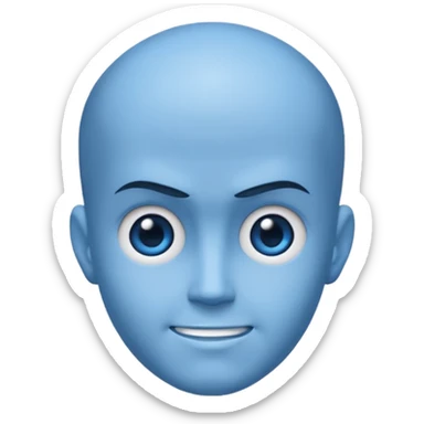 Megamind emoji sticker