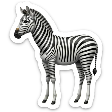 zebra sticker