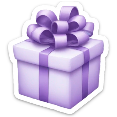 Lilac present sticker