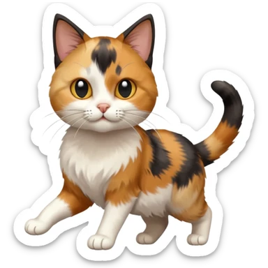 gatto in movimento sticker