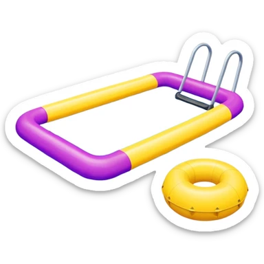 swimming equipment sticker