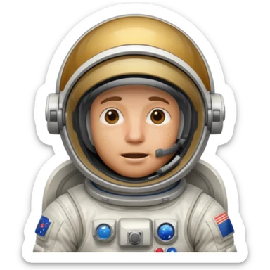 astronaute homme en sueur sticker
