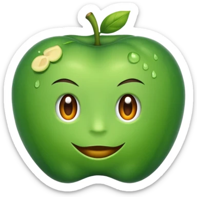 1 grano de poroto 🫘 con cara amorosa  sticker